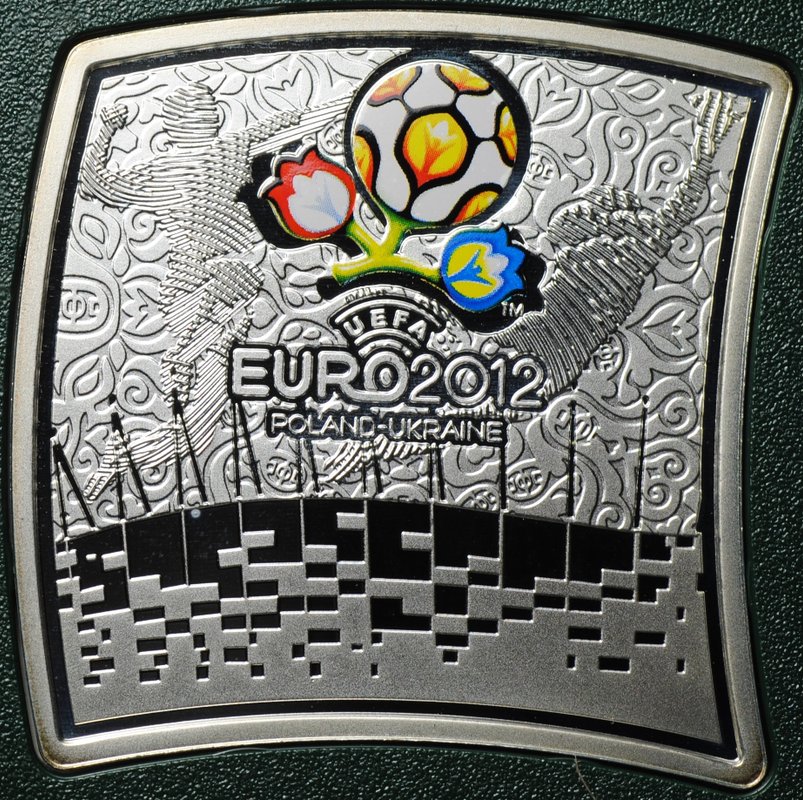 Монета 20 злотых 2012 Чемпионат Европы по футболу Польша