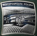 Монета 20 злотых 2012 Чемпионат Европы по футболу Польша