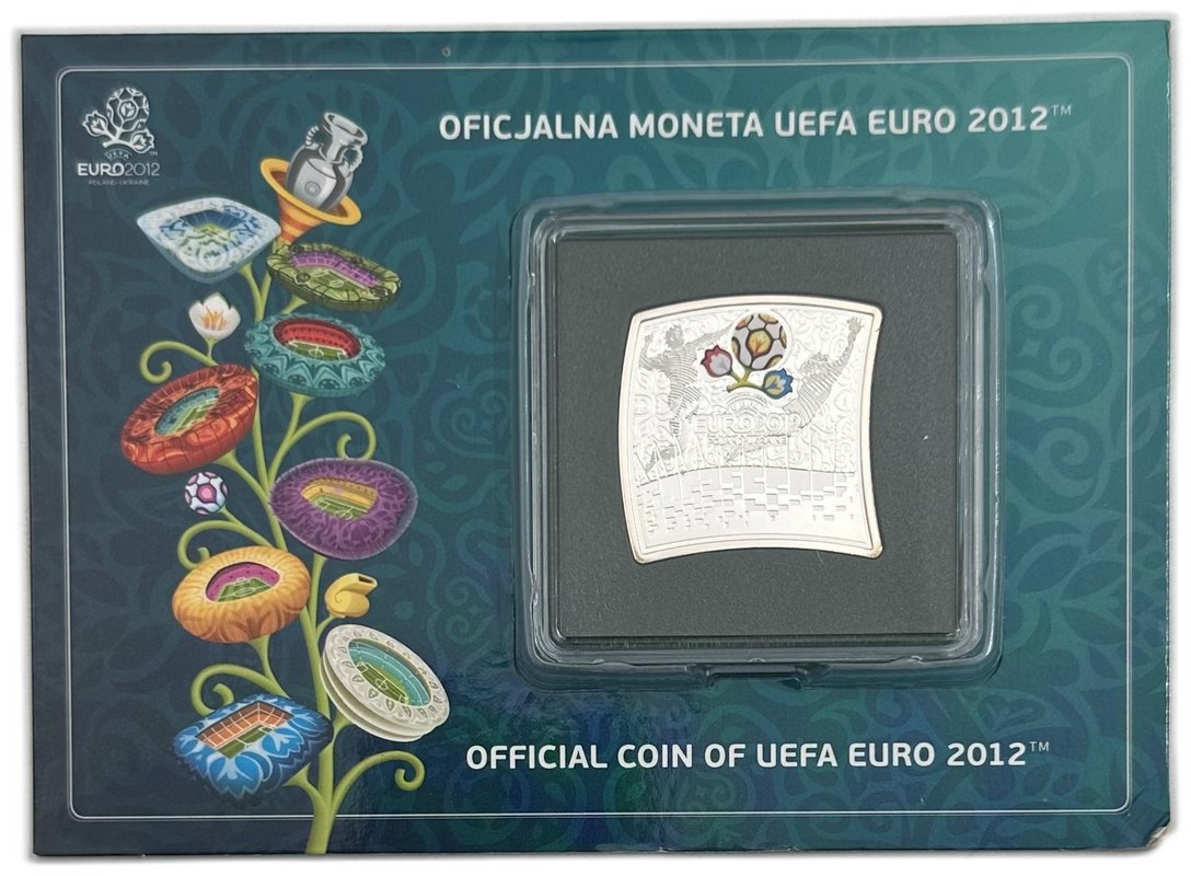 Монета 20 злотых 2012 Чемпионат Европы по футболу Польша