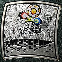 фото для Монета 20 злотых 2012 Чемпионат Европы по футболу Польша Аверс