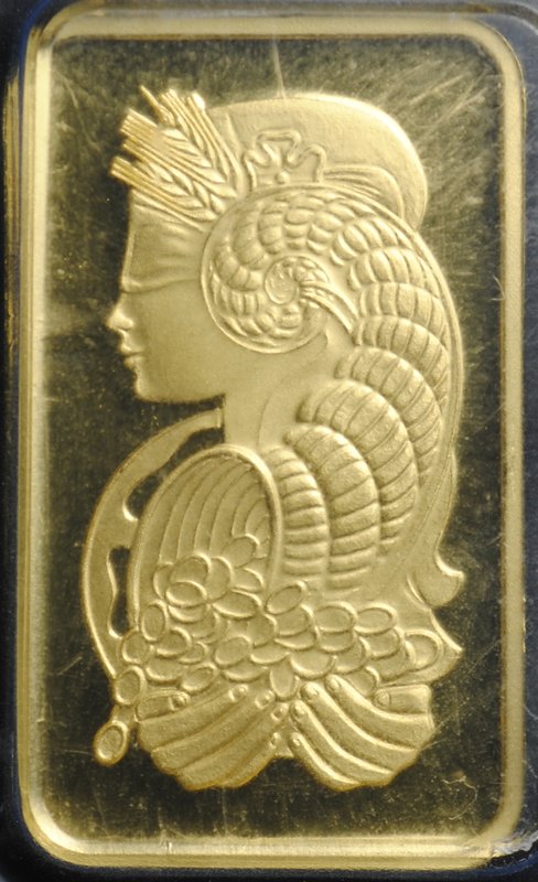 Слиток 5 грамм золота 999 пробы Швейцария Credit Suisse