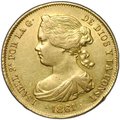 Монета 100 реалов 1861 Мадрид Испания
