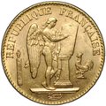 Монета 20 франков 1897 A Франция