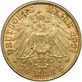 Монета 20 марок 1901 А Пруссия Германия