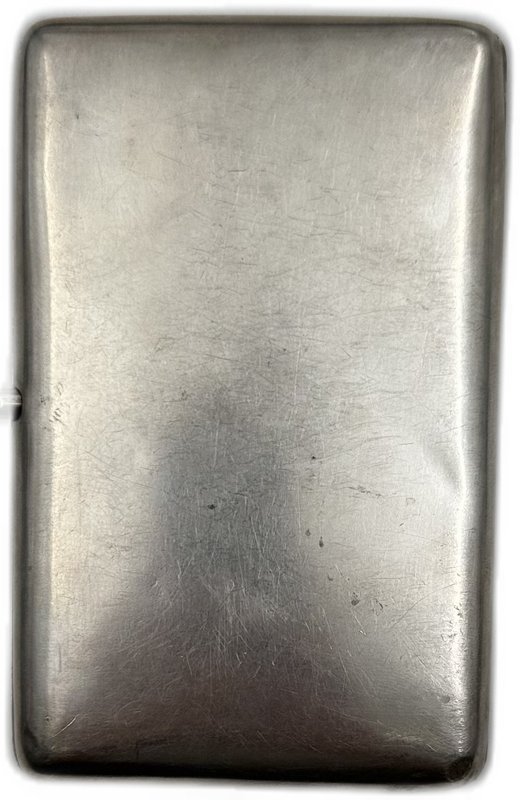 Серебряный портсигар с цветочным орнаментом серебро 84 пробы клеймо СН 133 грамма