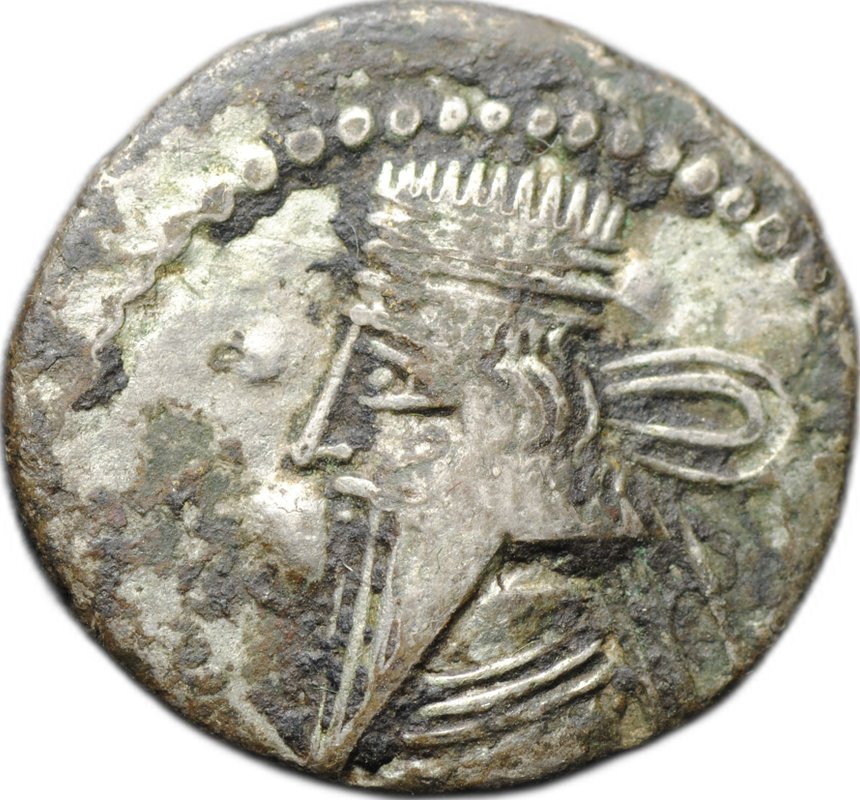 Монета Драхма 10-38 Артабан II Парфия