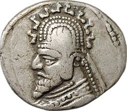 фото для Монета Драхма 69-57 до н.э. Фраат III Парфия Аверс