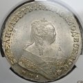 Монета 1 рубль 1749 ММД слаб NGC MS 63 Top Pop