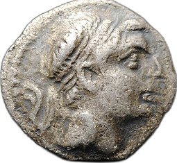 фото для Монета Драхма 162-150 до н.э. Деметрий I Сотер Аполлон Селевкиды Сирия Аверс