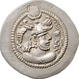 фото для Монета Драхма 457-484 Пероз I Государство Сасанидов Аверс