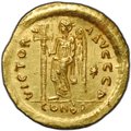 Монета Солид 492-507 Анастасий I Виктория Византия