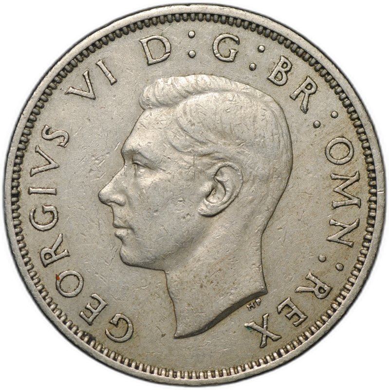 Монета 2 шиллинга (флорин) 1948 Великобритания