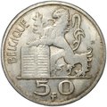 Монета 50 франков 1948 BELGIQUE Бельгия