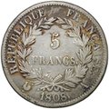 Монета 5 франков 1808 A Франция