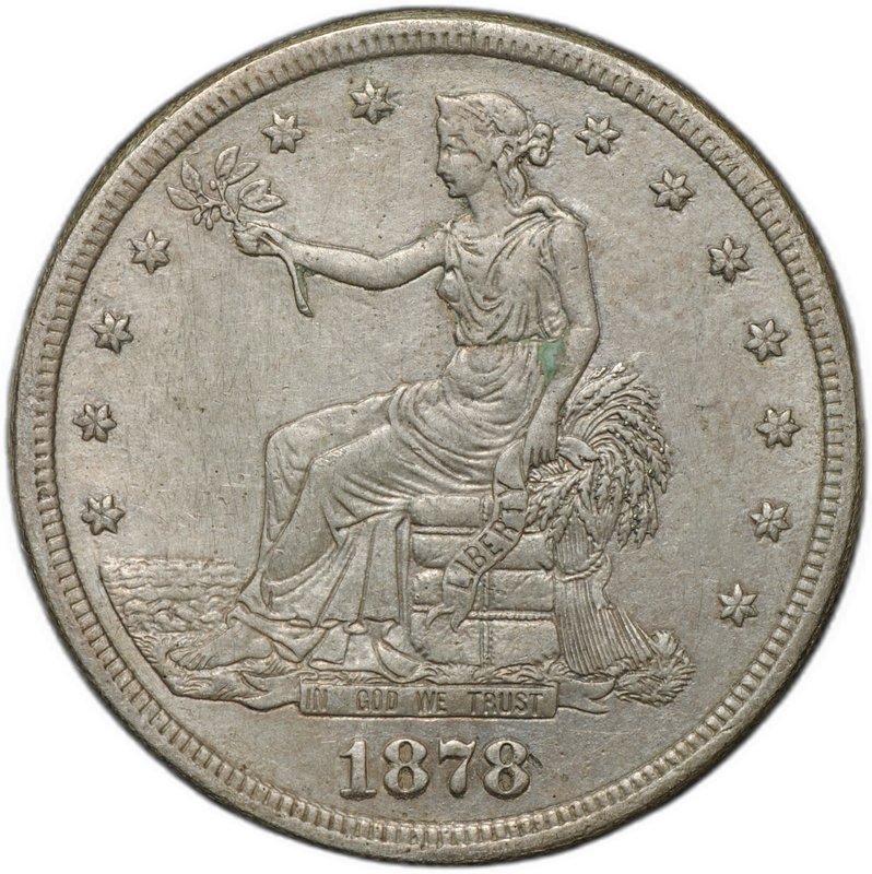 Монета 1 доллар 1878 S Торговый США