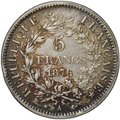Монета 5 франков 1876 A Франция