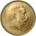 Монета 20 крон 1914 Дания