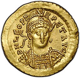 фото для Монета Солид 462-466 Лев I Макелла Виктория Восточная Римская империя Византия Аверс