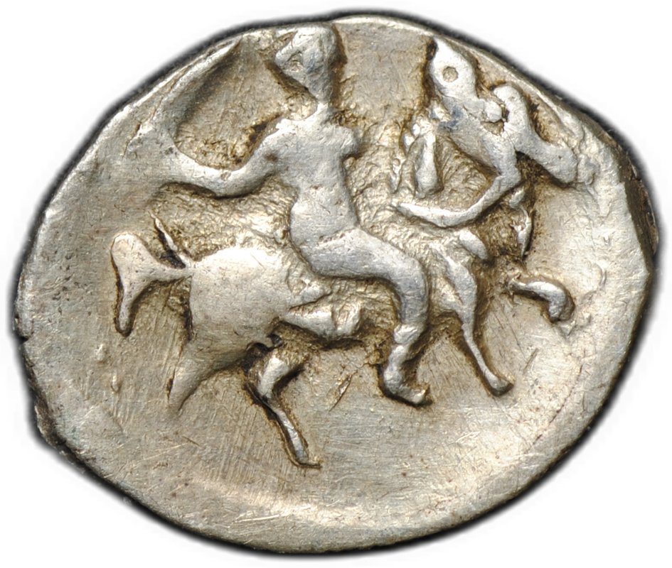 Монета Денга 1533-1584 Иван IV Грозный Москва КНЯЗЬ