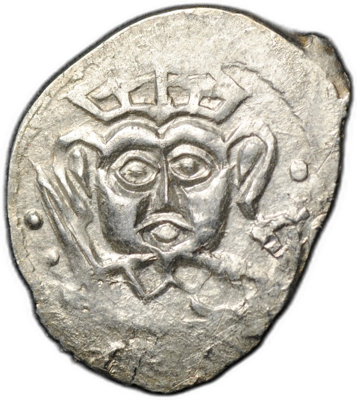 Монета Денга 1425-1460 Довмонт Д | Легенда Псковская республика Псков 