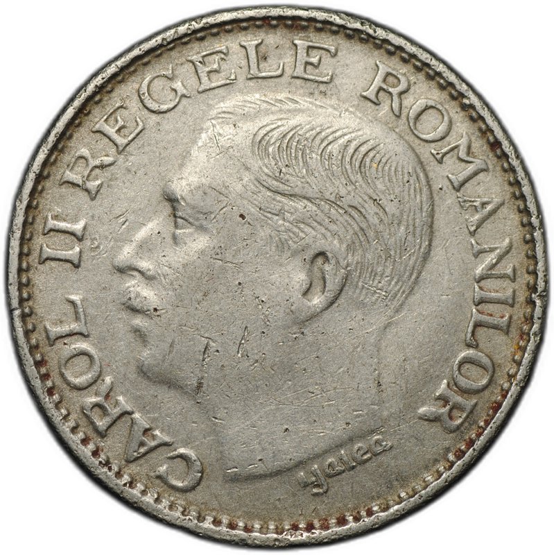 Монета 100 лей 1936 Румыния