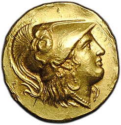 фото для Монета Статер 311-305 до н.э. Селевк I Никатор посмертный Александра Македонского Вавилон Македония Аверс