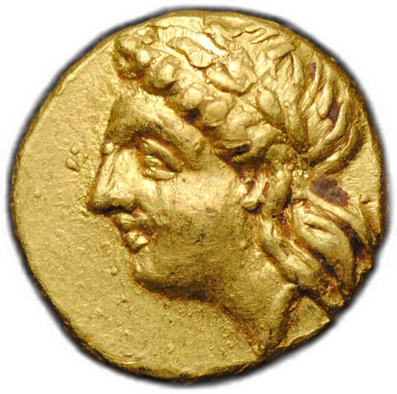 Монета Золотой обол (1/12 дарика) 340-334 до н.э. Пиксодар Кария