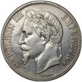 Монета 5 франков 1867 A Франция