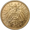Монета 10 марок 1898 E Саксония Германия