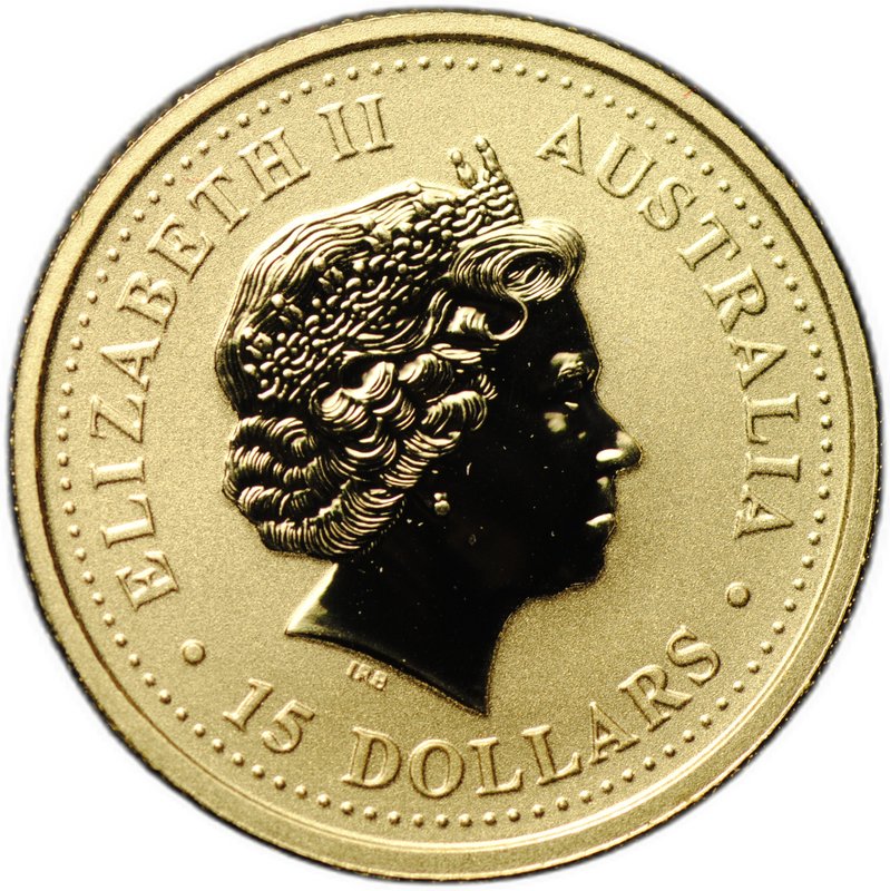 Монета 15 долларов 2006 Год Собаки Лунар Австралия