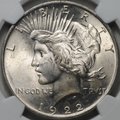 Монета 1 доллар 1922 Мирный Филадельфия США слаб NGC MS 64