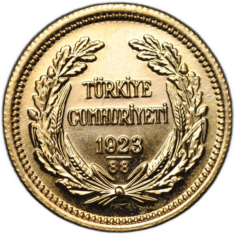 Монета 100 курушей 1923 / 88 (2011) Турция