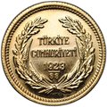 Монета 100 курушей 1923 / 88 (2011) Турция