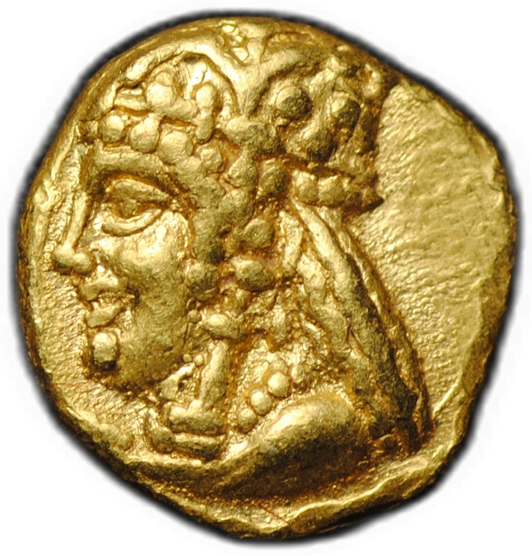 Монета 1/12 статера (гемигекта) 374-361 до н.э. Никокл Саламин Кипр