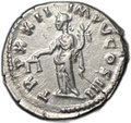Монета Денарий 168 Марк Аврелий Эквитас Римская Империя