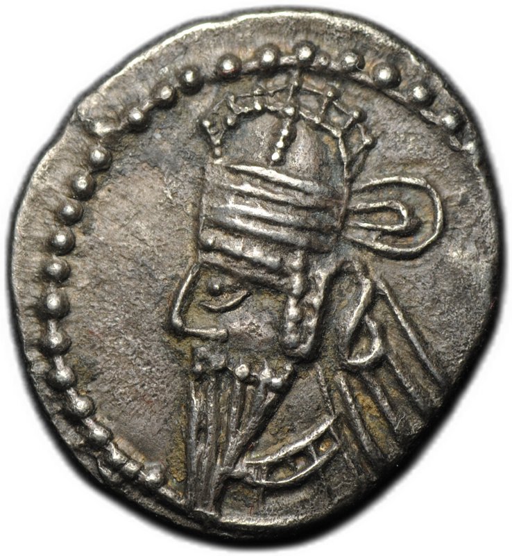 Монета Драхма 190 Хосрой II Парфия