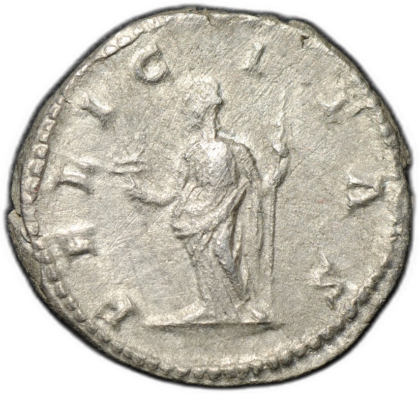 Монета Денарий 206 Юлия Домна Фелицитас Римская Империя
