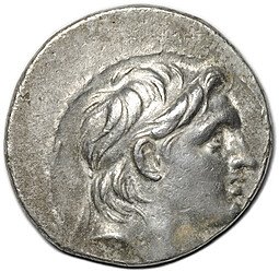 фото для Монета Тетрадрахма 153-152 до н.э. HP Деметрий I Сотер Антиохия-на-Оронте Селевкиды Аверс