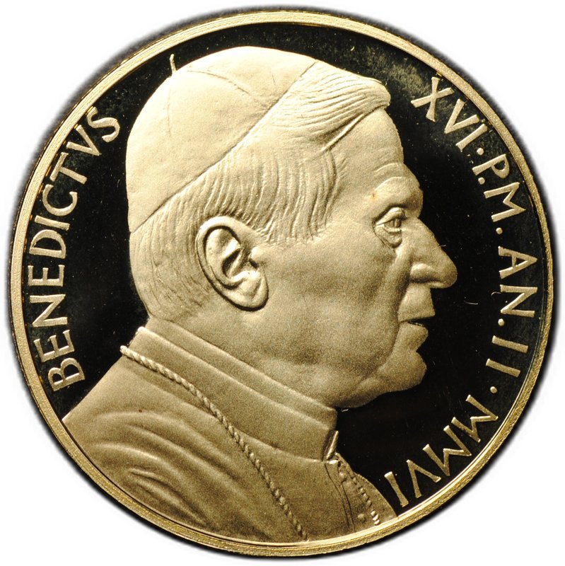 Монета 20 евро 2006 Миропомазание Таинства христианского посвящения Ватикан