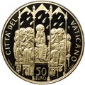 Монета 50 евро 2006 Конфирмация Таинства христианского посвящения Ватикан