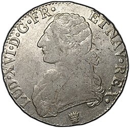 фото для Монета 1 экю 1784 A Франция Аверс