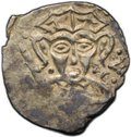 Монета Денга 1425-1460 Довмонт Д | Легенда Псковская республика Псков 