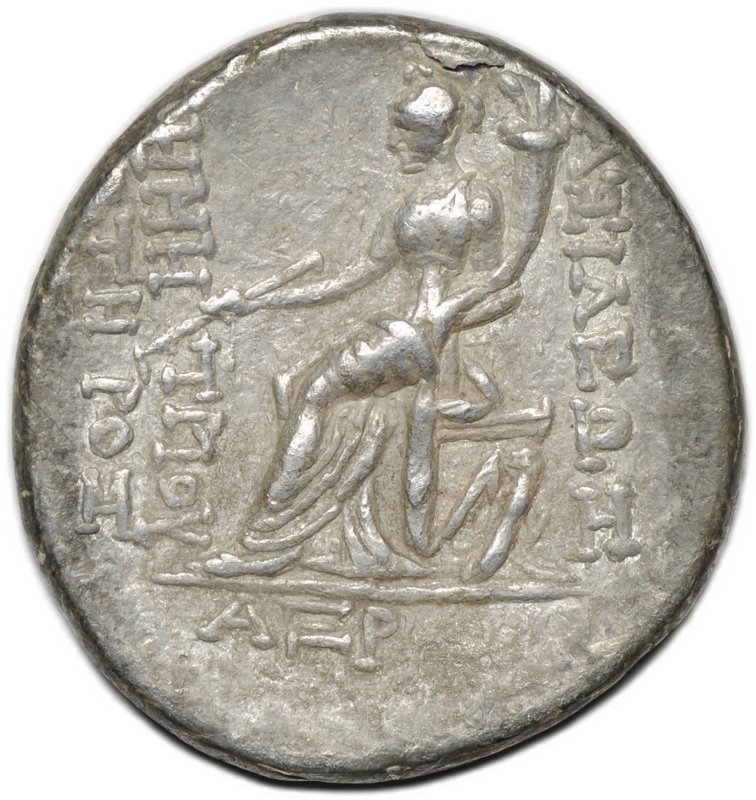 Монета Тетрадрахма 152-151 до н.э. Деметрий I Сотер Антиохия-на-Оронте Селевкиды