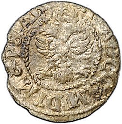 фото для Монета Севский чех (полторак) 1686 Русское царство Аверс