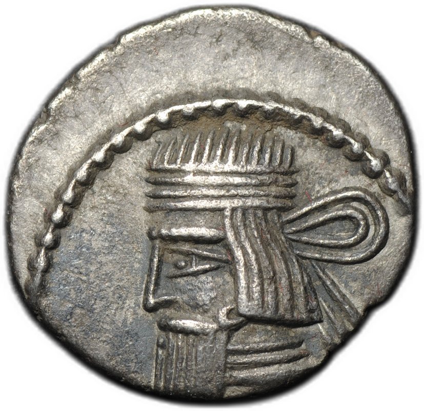 Монета Драхма 10-38 Артабан II Парфия