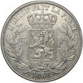 Монета 5 франков 1868 Бельгия