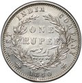Монета 1 рупия 1840 Ост-Индская компания Британская Индия
