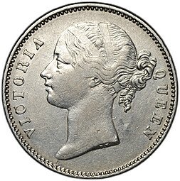 фото для Монета 1 рупия 1840 Ост-Индская компания Британская Индия Аверс