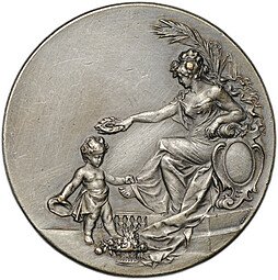 фото для Медаль 1901 Продовольственная выставка в Берлине Германия Аверс