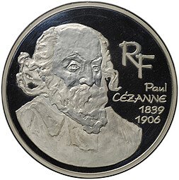 фото для Монета 20 евро 2006 Поль Сезанн 100 лет со дня смерти Франция Аверс